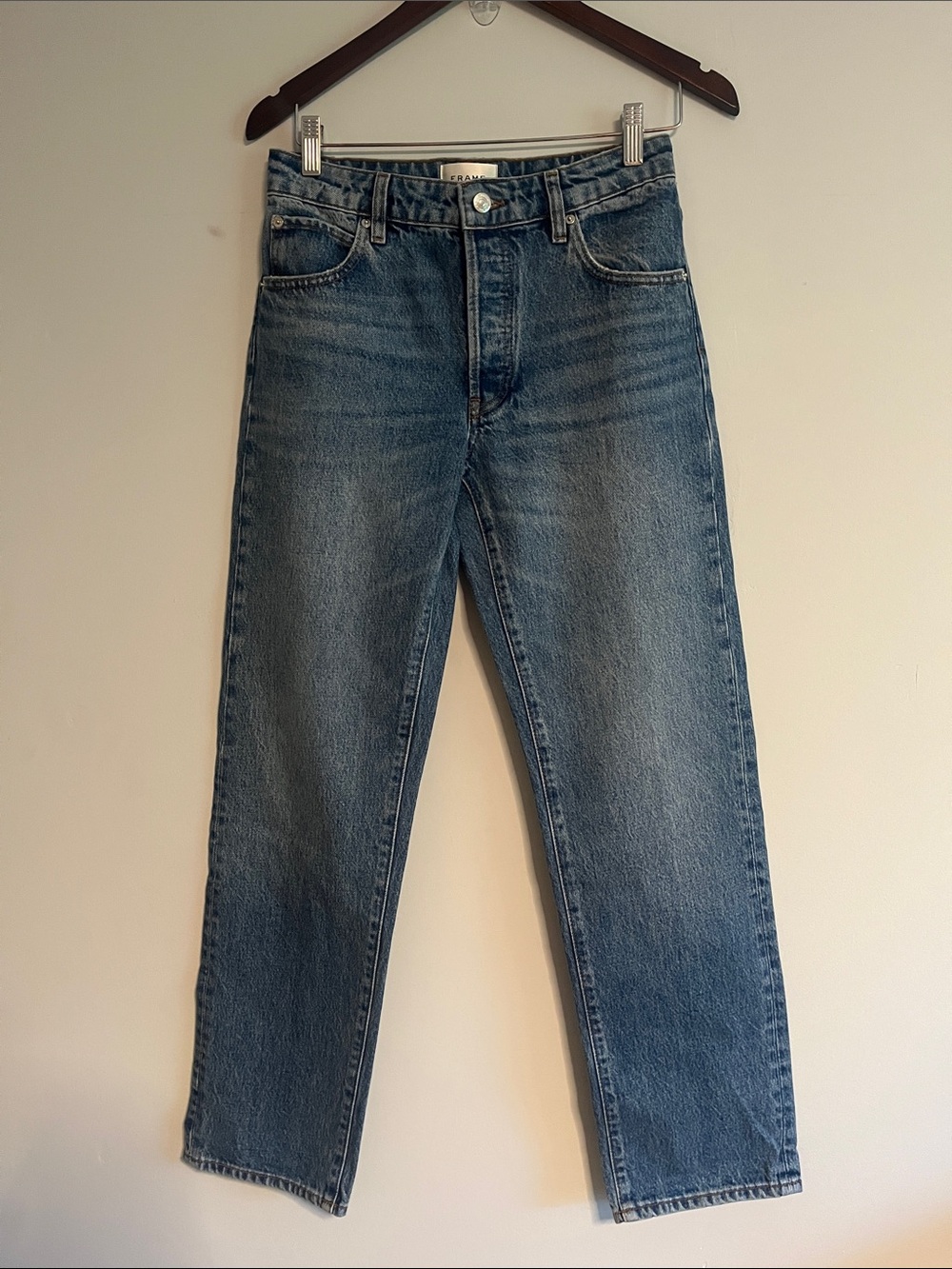 FRAME The Essential Rapture Straight-Leg Jeans - Picture 5 of 14